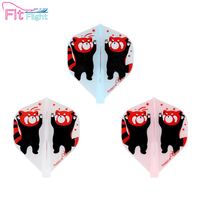 COSMO DARTS() Fit Flight(եåȥե饤) Printed Series Red Panda(åѥ)  MIX( ե饤)