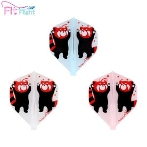 COSMO DARTS() Fit Flight(եåȥե饤) Printed Series Red Panda(åѥ)  MIX( ե饤)