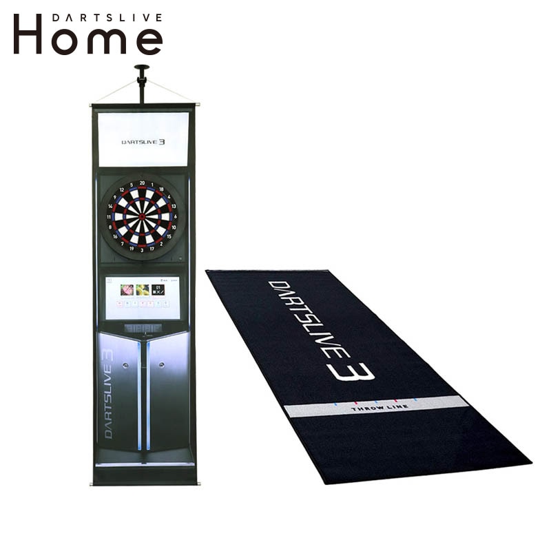 【純正】ダーツライブホーム　ポールスタンド（組立工具・メジャー付） DARTSLIVE(ダーツライブ) ポールスタンド ブラック(ダーツ スタンド
