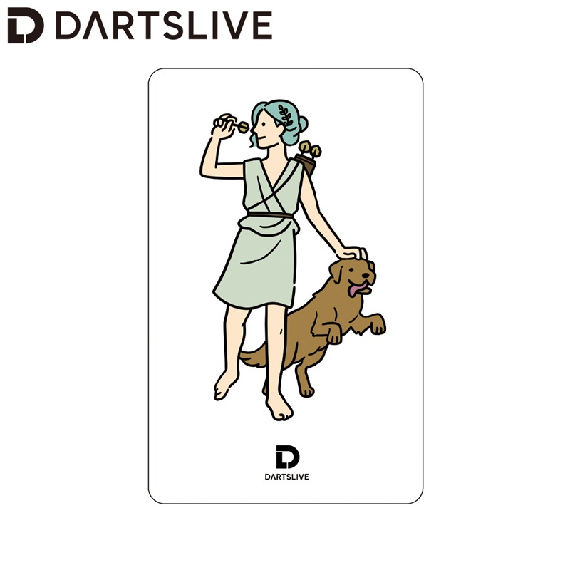 DARTSLIVE ダーツカード 馬シルエット ダーツ DARTSLIVE CARD ライブカード ダーツライブカード 56-4