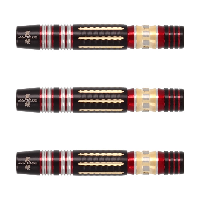 お寿司はなんだか楽しいよ ダーツケースカバー（赤茶×黒） ダーツ用品