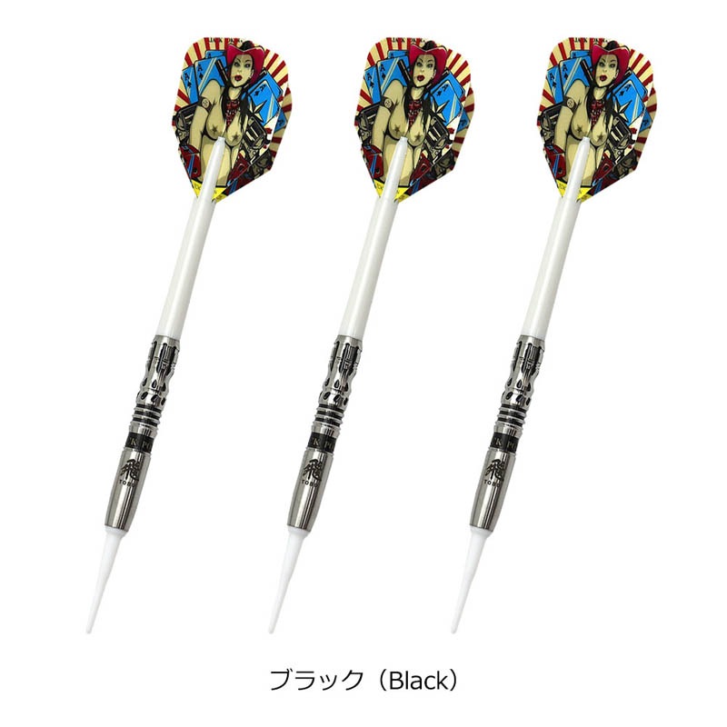 �Ф�Ļ DARTS JAPAN(�ҥΥȥ�����ĥ���ѥ�) TOKYO BLACK POKER BARREL ������ 85T���꡼�� ��(�ȥ�) 2BA (������ �Х��)