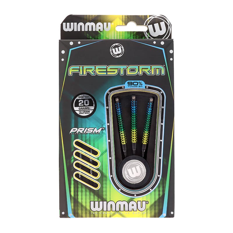 Winmau FIRESTORM FLAME ソフトダーツセット Amazon.co.jp: Winmau Firestorm Flame 18グラムバレル/20グラム