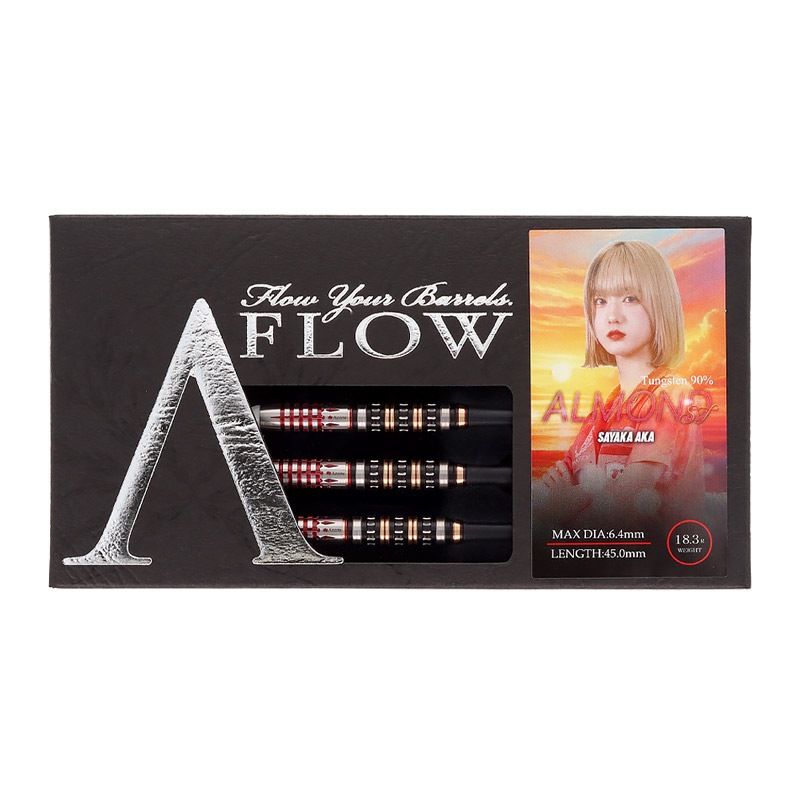 【8月限定値引】DYNASTYA-FLOW ALMOND 21g 阿嘉紗香モデル ダーツ > ソフトダーツ > ブランド【タ行】 > ダイナスティー