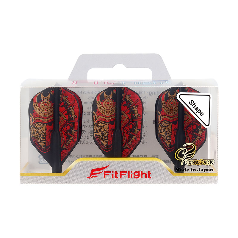 COSMO DARTS(�����������) Fit Flight(�ե��åȥե饤��) Printed Series Samurai Skull A �������� D�֥�å���(������ �ե饤��)