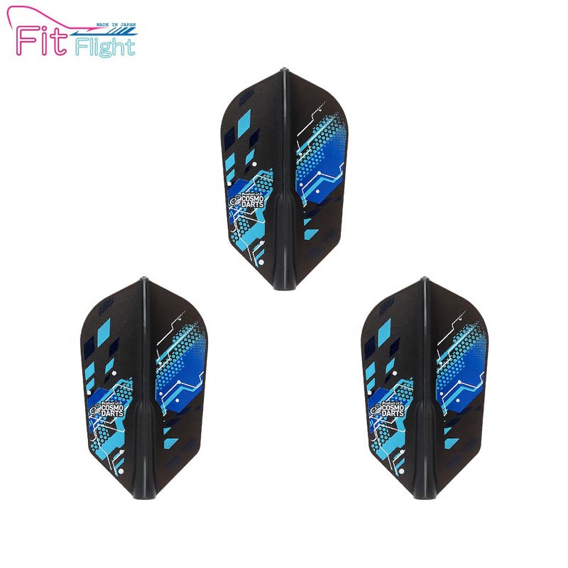 COSMO DARTS(�����������) Fit Flight(�ե��åȥե饤��) �� Jayson Barlow ver.3 �����ѡ������ D�֥�å� ���������󡦥С����������ǥ롡(������ �ե饤��)