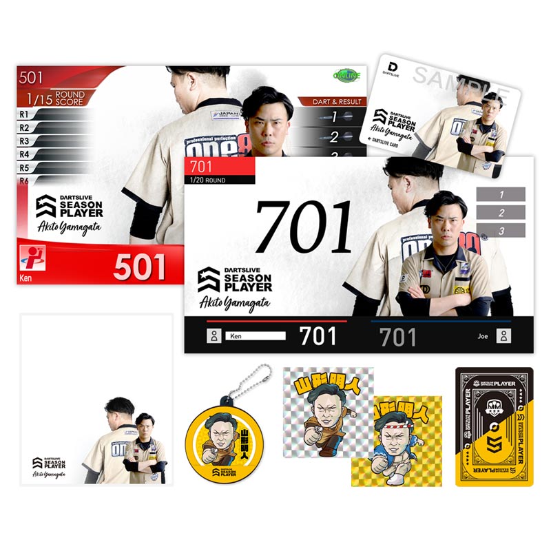 DARTSLIVE PLAYER GOODS �����������ꥻ�å�