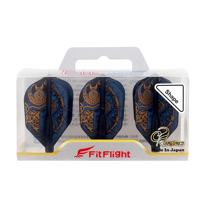 COSMO DARTS(�����������) Fit Flight(�ե��åȥե饤��) Printed Series Samurai Skull B �������� D�֥�å���(������ �ե饤��)