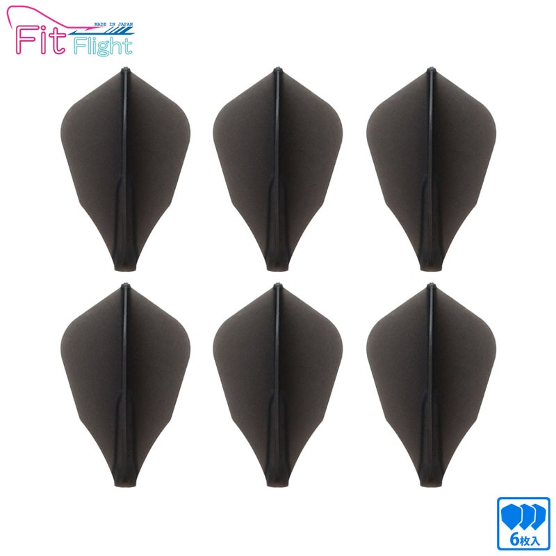 COSMO DARTS(�����������) Fit Flight(�ե��åȥե饤��) W�������� �֥�å� 6������ ̵�ϡ�(������ �ե饤��)