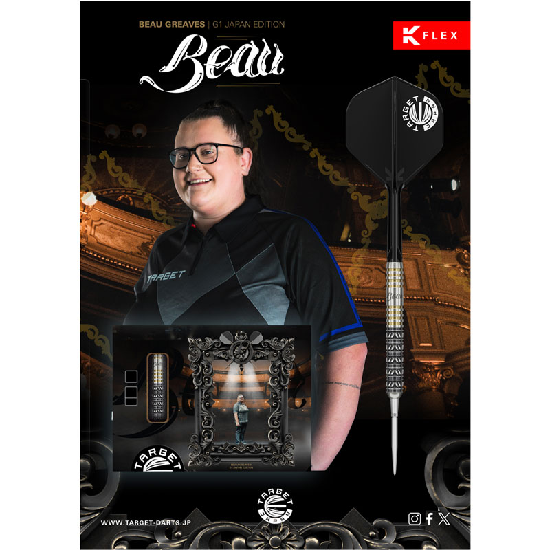 TARGET JAPAN(�������åȥ���ѥ�) BEAU GREAVES JAPAN EDITION  SWISS POINT STEEL 22g ��191009�� �ܥ������꡼�֥������ǥ롡(������ �Х��)