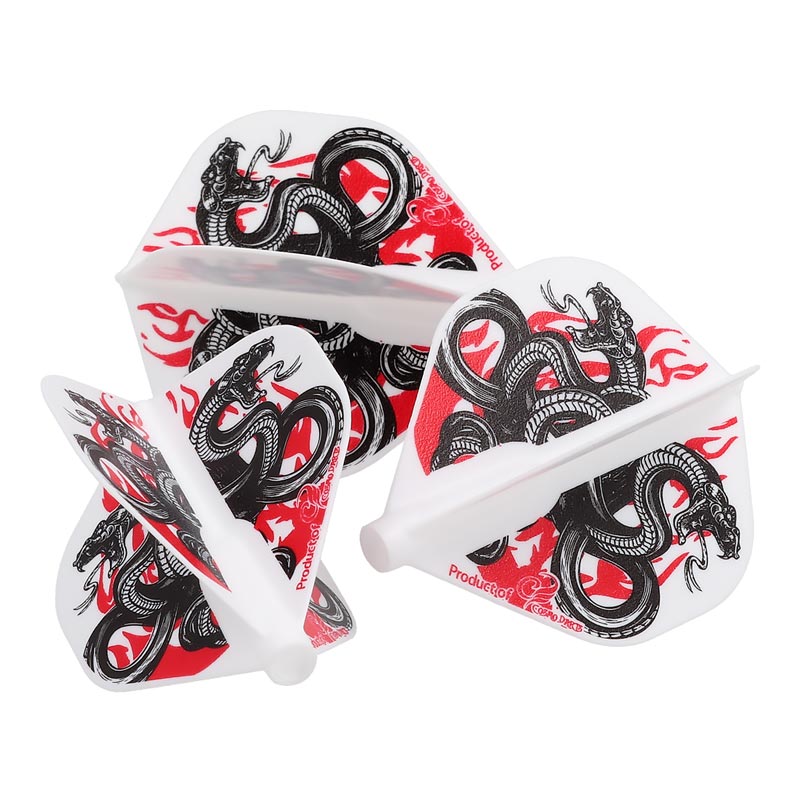 COSMO DARTS(�����������) Fit Flight(�ե��åȥե饤��) Printed Series Snakes of Fire ����������� �ۥ磻�ȡ�(������ �ե饤��)