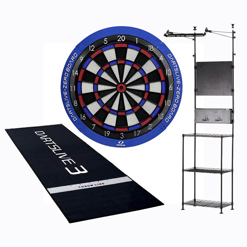 �ڥ��åȾ��ʡ�DARTSLIVE-ZERO BOARD �� �饤�ƥ��󥰥����ƥ�����ĥ������ BSD39-BK & DARTSLIVE3 �ɱ��٥��ե������ޥå�