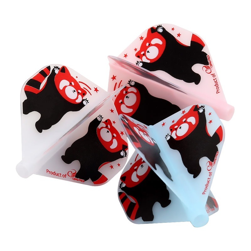 COSMO DARTS(�����������) Fit Flight(�ե��åȥե饤��) Printed Series Red Panda(��å����ѥ��) ����������� MIX��(������ �ե饤��)