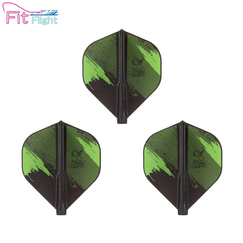 COSMO DARTS(�����������) Fit Flight(�ե��åȥե饤��) Printed Series Brush Stroke ����������� D�֥�å���(������ �ե饤��)