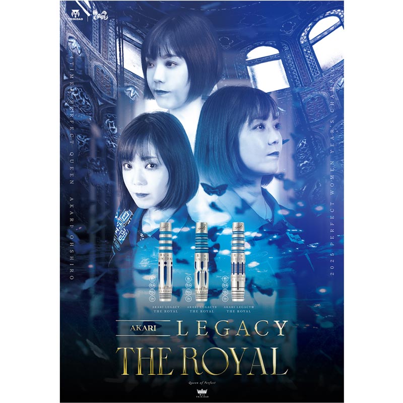 TRiNiDAD×RyuDarts AKARI LEGACY2 大城明香利モデル ダーツ バレル TRiNiDAD × Ryu AKARI LEGACY3 大城明香利 選手モデル