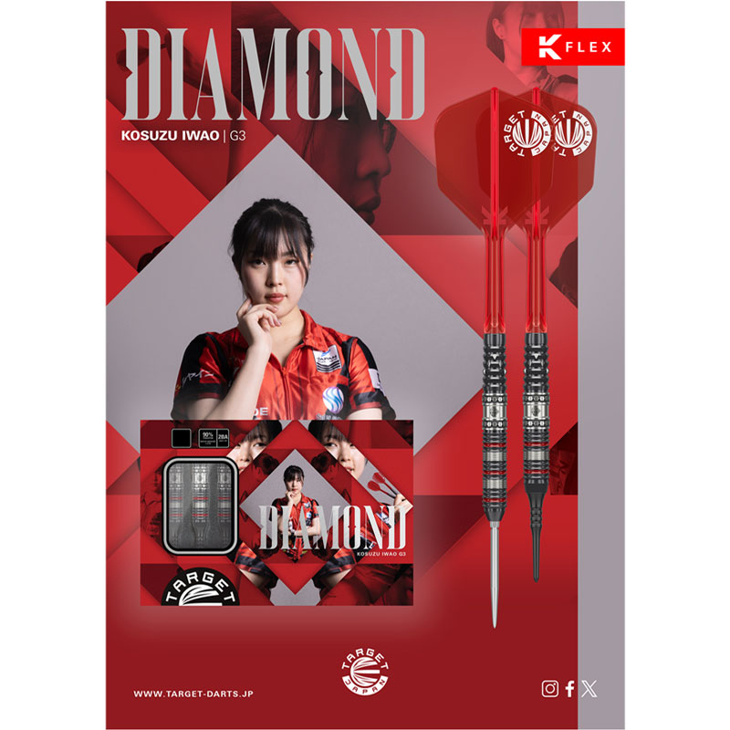 TARGET JAPAN(�������åȥ���ѥ�) PRIME SERIES DIAMOND G3(��������� �����ͥ졼�����3) SWISS POINT STEEL 22g ��190558�� ���浪���������ǥ�