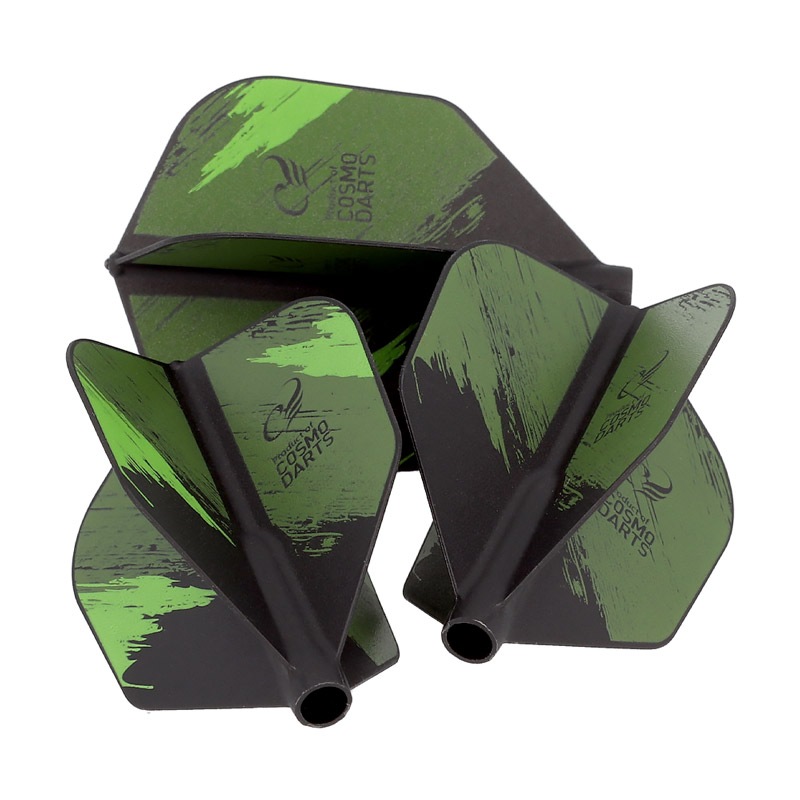 COSMO DARTS(�����������) Fit Flight(�ե��åȥե饤��) Printed Series Brush Stroke �������� D�֥�å���(������ �ե饤��)