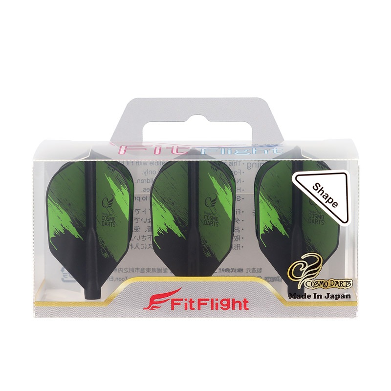 COSMO DARTS(�����������) Fit Flight(�ե��åȥե饤��) Printed Series Brush Stroke �������� D�֥�å���(������ �ե饤��)