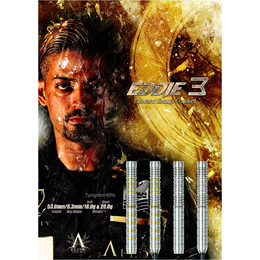 DYNASTY(�����ʥ��ƥ���) A-FLOW BLACK LINE �����ƥ��󥰥����� EDDIE3(���ǥ�3) STEEL ���ɥ�ɡ����ʡ��ե����륯�������ǥ롡(������ �Х��)