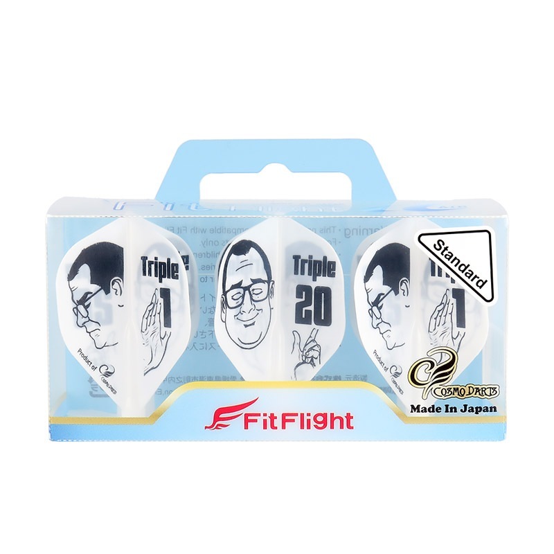 COSMO DARTS(�����������) Fit Flight��AIR��(�ե��åȥե饤�� ������) Printed Series Thorben Meme ����������� �ۥ磻�ȡ�(������ �ե饤��)