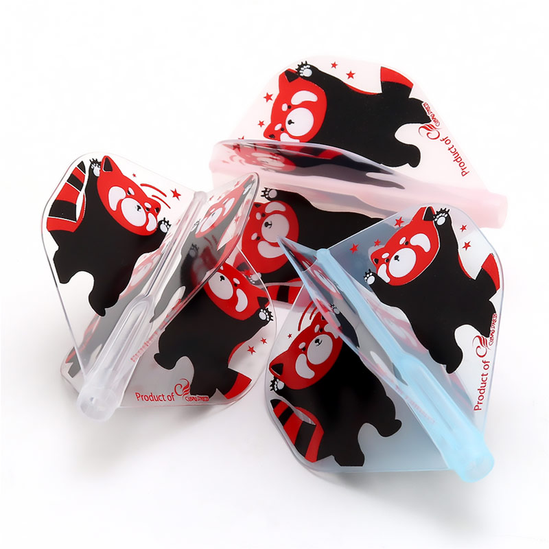 COSMO DARTS(�����������) Fit Flight��AIR��(�ե��åȥե饤�� ������) Printed Series Red Panda(��å����ѥ��) ����������� MIX��(������ �ե饤��)