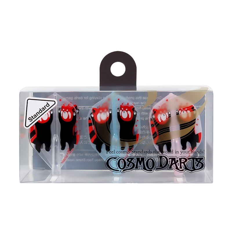 COSMO DARTS(�����������) Fit Flight��AIR��(�ե��åȥե饤�� ������) Printed Series Red Panda(��å����ѥ��) ����������� MIX��(������ �ե饤��)