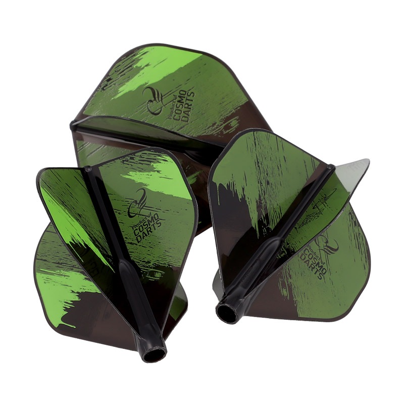 COSMO DARTS(�����������) Fit Flight��AIR��(�ե��åȥե饤�� ������) Printed Series Brush Stroke ����������� D�֥�å���(������ �ե饤��)