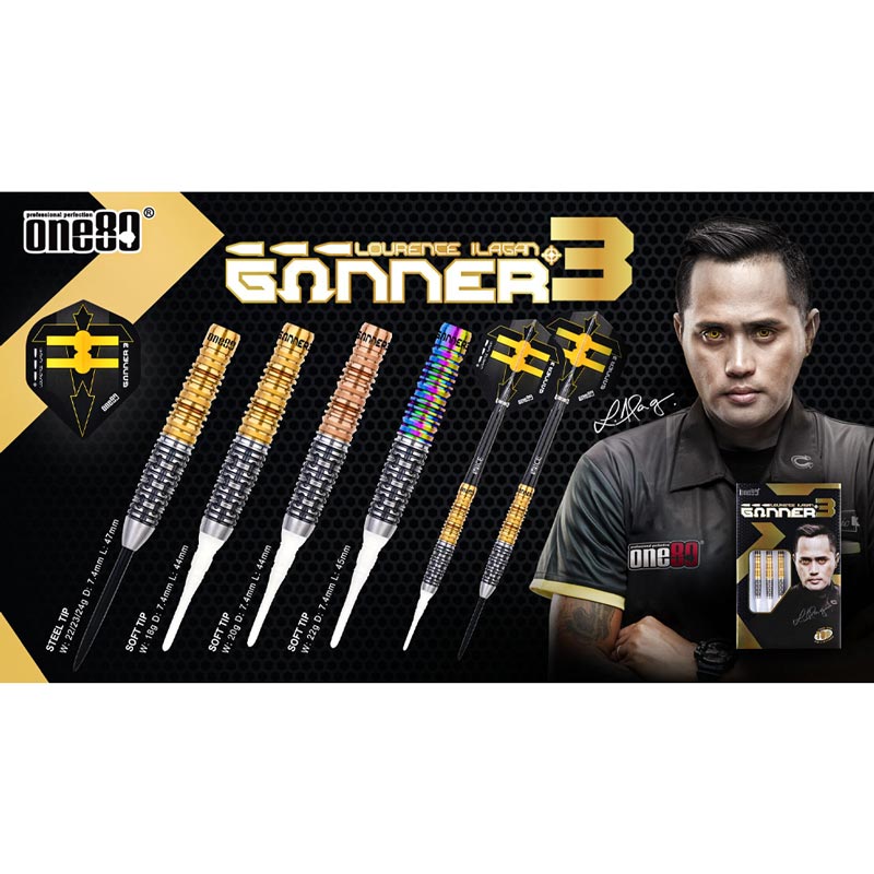 One80 Gunner ver3 22g ローレンスイラガン 定価13200円 ONE80】Gunner ver.3 ガンナー3 スティール22g ローレンス