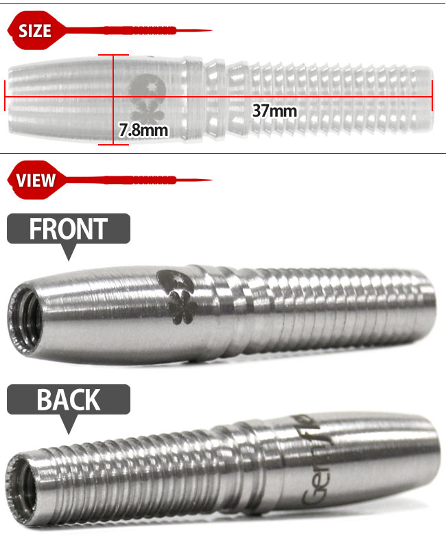 Harrows(�ϥ�����) Gemfleur(������ե롼��) 85% TUNGSTEN Angelite(���󥸥��饤��) 2BA 18g��(������ �Х��)