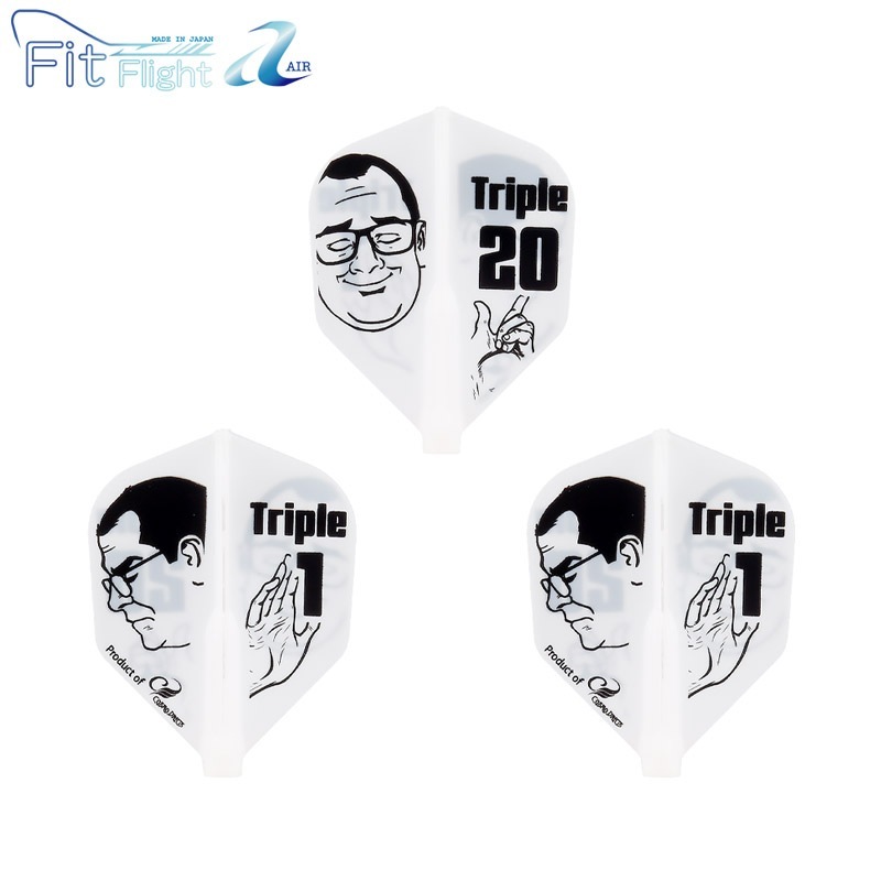 COSMO DARTS(�����������) Fit Flight��AIR��(�ե��åȥե饤�� ������) Printed Series Thorben Meme �������� �ۥ磻�ȡ�(������ �ե饤��)