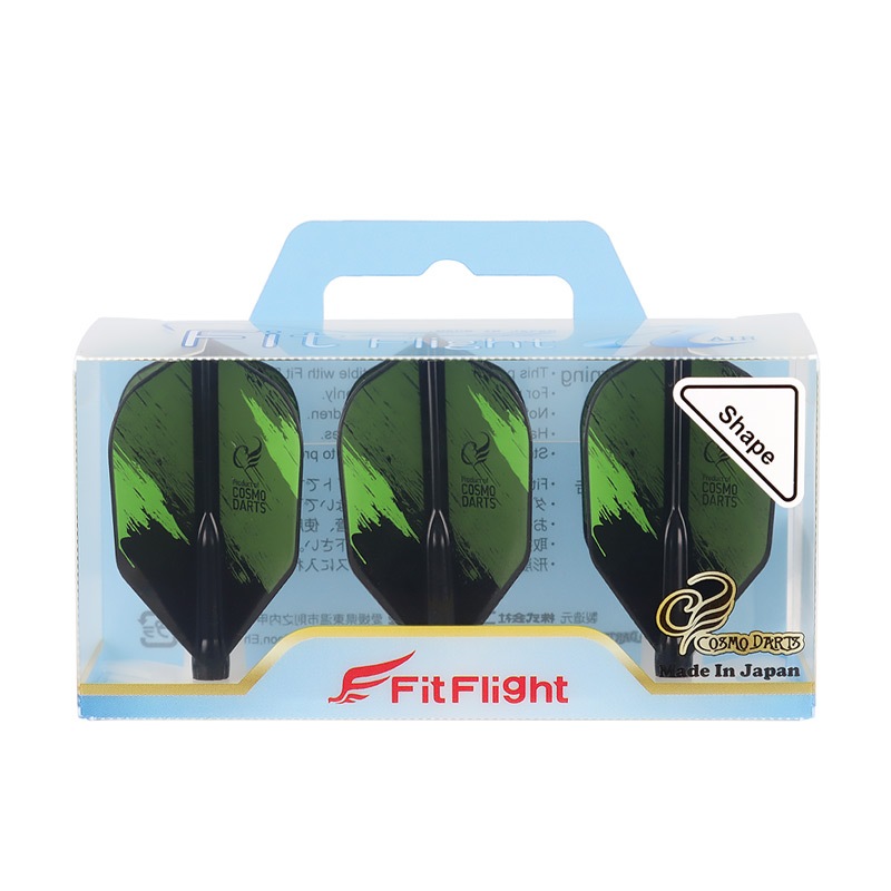 COSMO DARTS(�����������) Fit Flight��AIR��(�ե��åȥե饤�� ������) Printed Series Brush Stroke �������� D�֥�å���(������ �ե饤��)
