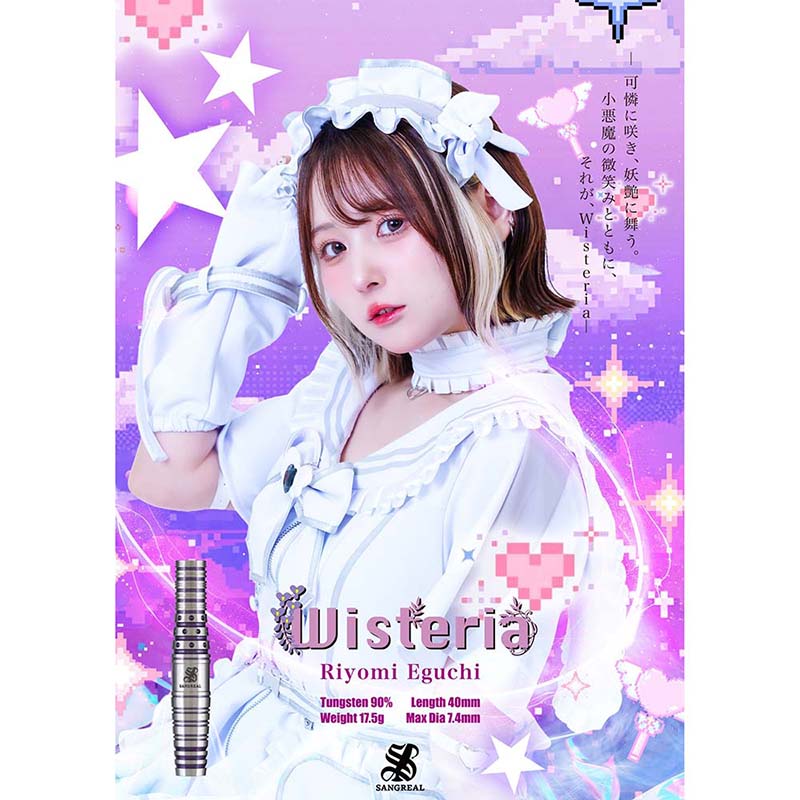 SANGREAL(サングリアル) Wisteria(ウィステリア) 2BA 江口梨世美モデル　(ダーツ バレル)