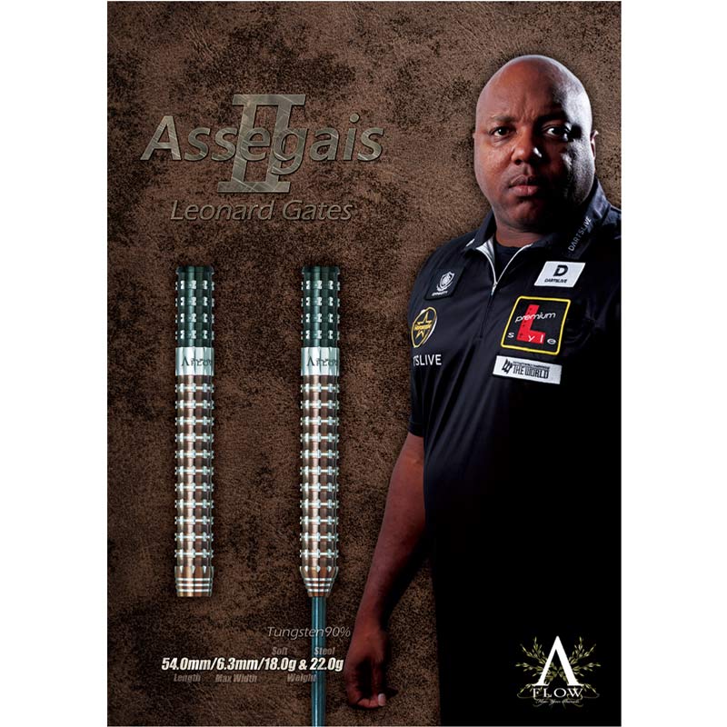 DYNASTY(�����ʥ��ƥ���) A-FLOW BLACK LINE �����ƥ��󥰥����� Assegais2(����������2) STEEL �쥪�ʥ�ɡ������������ǥ롡(������ �Х��)