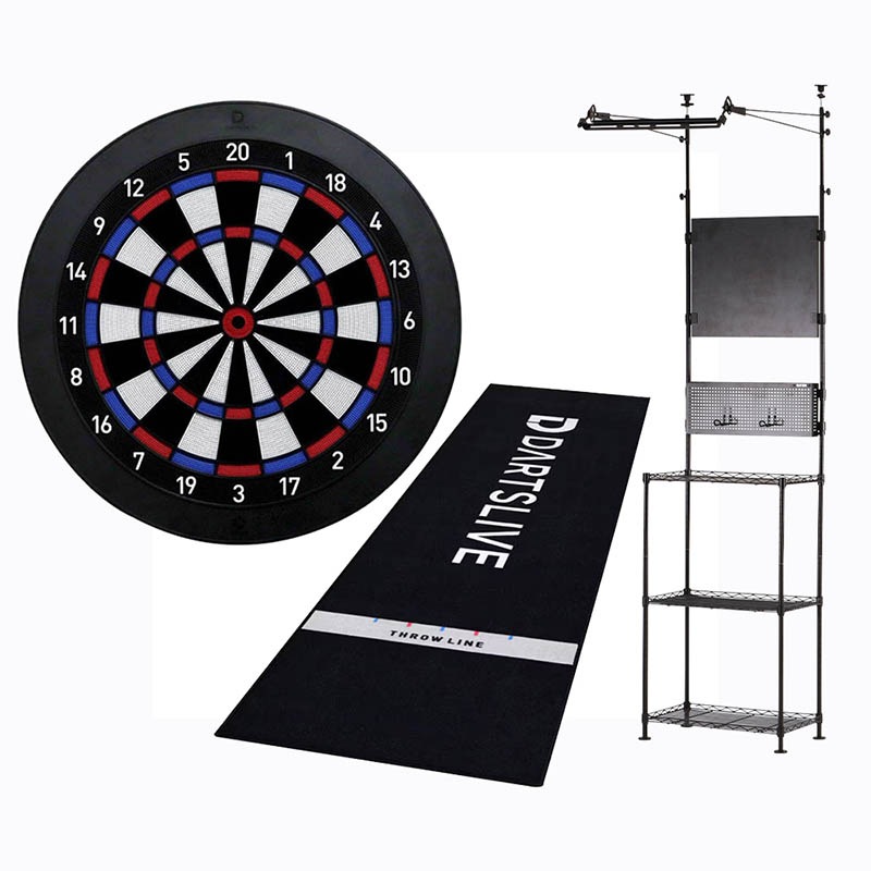 �ڥ��åȾ��ʡ�DARTSLIVE Home �� �饤�ƥ��󥰥����ƥ�����ĥ������ BSD39-BK & DARTSLIVE Home �������ޥå�