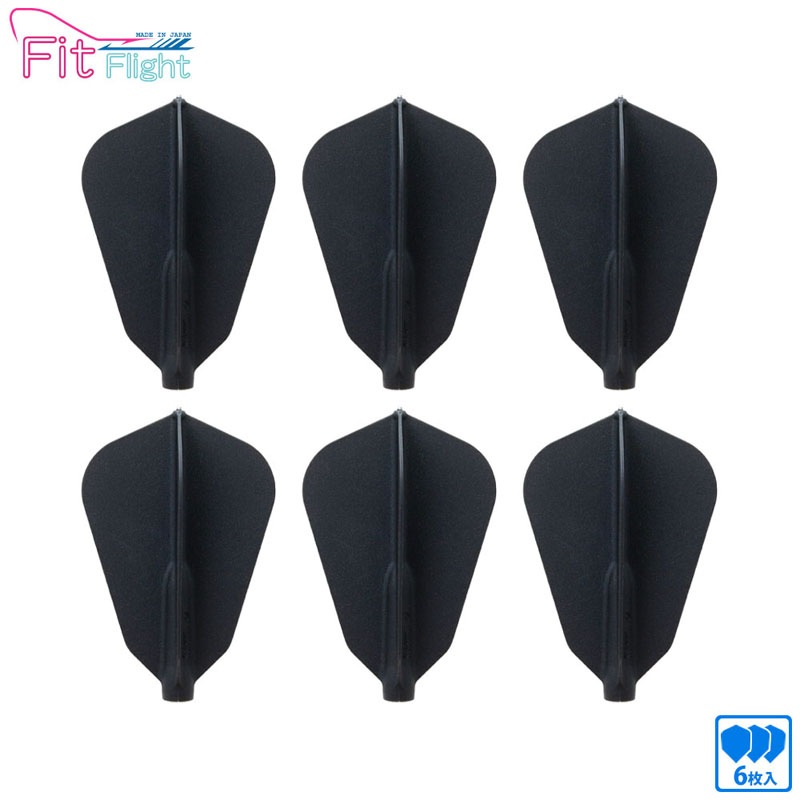COSMO DARTS(�����������) Fit Flight(�ե��åȥե饤��) F�������� D�֥�å� 6������ ̵�ϡ�(������ �ե饤��)