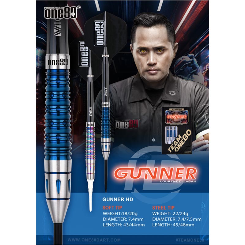 One80(��󥨥��ƥ�) Gunner 80(����ʡ�80) STEEL 22g ������󥹡����饬�������ǥ롡(������ �Х��)