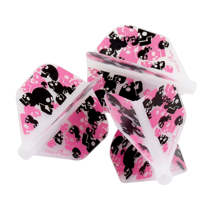 COSMO DARTS(�����������) Fit Flight(�ե��åȥե饤��) Printed Series Bubblegum Skulls(�Х֥륬�� �����륺) �������� �ʥ����롡(������ �ե饤��)