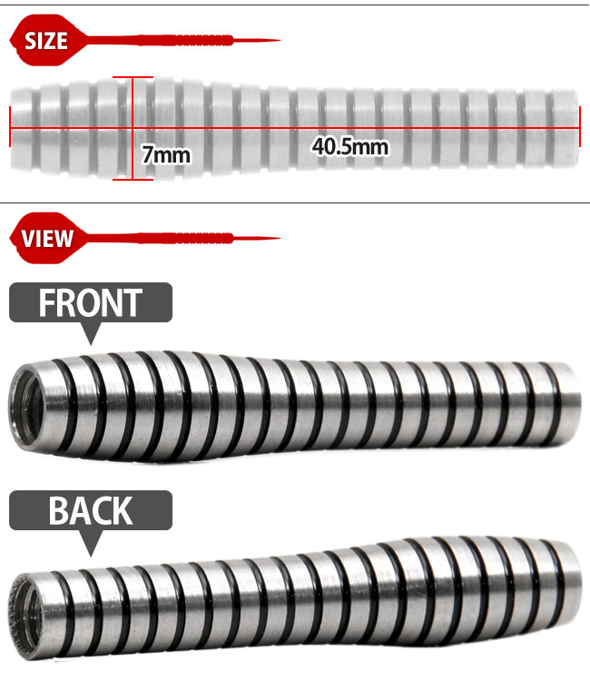 Harrows(�ϥ�����) ASSASSIN PLUS(�������� �ץ饹) 85% TUNGSTEN StyleB �֥�å� 2BA 18gR��(������ �Х��)