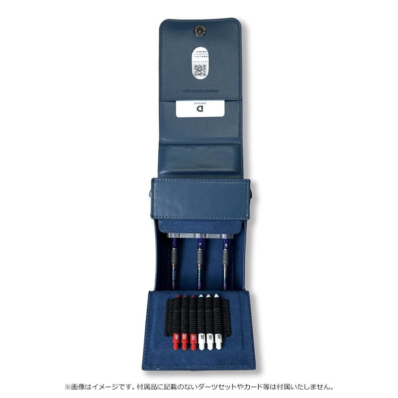 ダーツケースカバー（黒、ステッチ:紺） ダーツケースカバー（黒、ステッチ:紺） ダーツケース一覧 | ダーツ