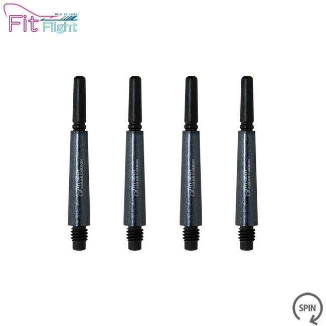COSMO DARTS(�����������) Fit Shaft COLOR Carbon(�ե��åȥ���ե� ���顼�����ܥ�) �Ρ��ޥ� ���ԥ� �ѡ���֥�å� ��3�䡡(������ ����ե�)