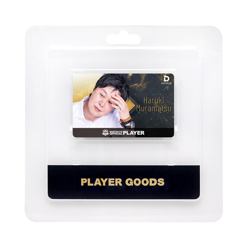 【新品】SHADE ダーツ祭り2025 村松治樹 選手 ダーツライブカード アクセサリ > ダーツライブカード > DARTSLIVE PLAYER GOODS第六弾