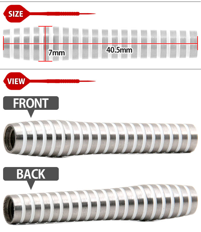 Harrows(�ϥ�����) ASSASSIN PLUS(�������� �ץ饹) 85% TUNGSTEN StyleB �ۥ磻�� 2BA 18gR��(������ �Х��)