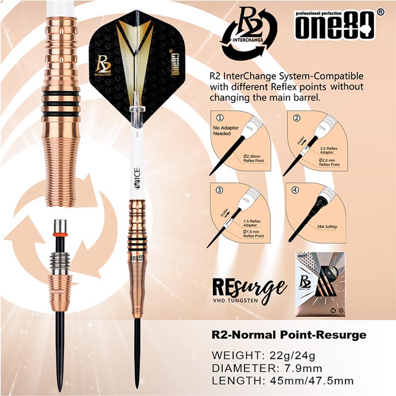 One80(��󥨥��ƥ�) R2 REVOLUTION RESURGE(�ꥵ����) STEEL 24g��(������ �Х��)