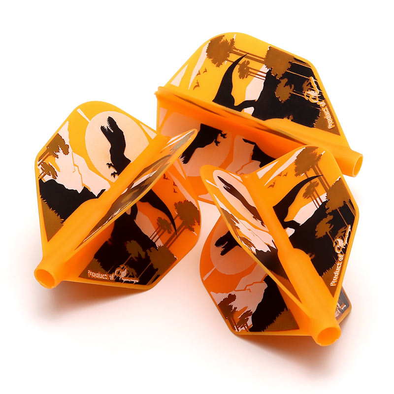 COSMO DARTS(�����������) Fit Flight(�ե��åȥե饤��) Printed Series Jurassic Sunset �������� ����󥸡�(������ �ե饤��)