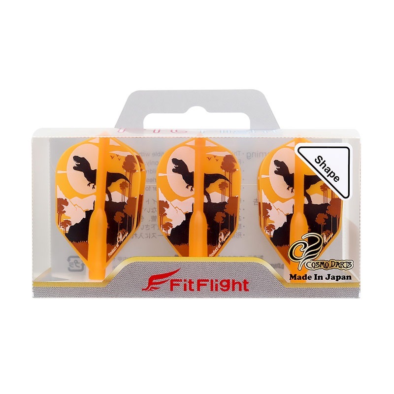 COSMO DARTS(�����������) Fit Flight(�ե��åȥե饤��) Printed Series Jurassic Sunset �������� ����󥸡�(������ �ե饤��)