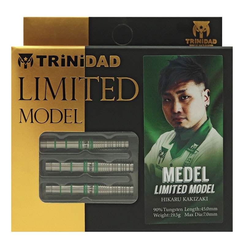 TRINIDADトリニダードMEDELメデル柿崎耀19.5g定価/11000円 TRiNiDAD】 Medel トリニダード メデル 柿崎 耀 ダーツ | ソフト
