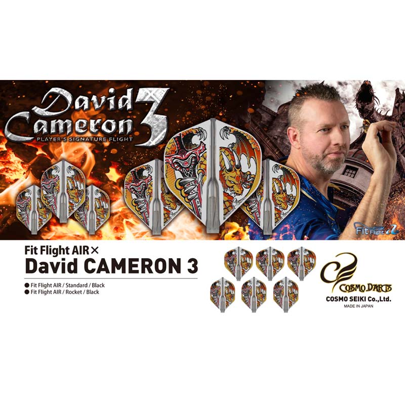 COSMO DARTS(�����������) Fit Flight��AIR��(�ե��åȥե饤�� ������) �� David Cameron ver.3 ����������� �֥�å� �ǥ��ӥåɡ��������������ǥ롡(������ �ե饤��)