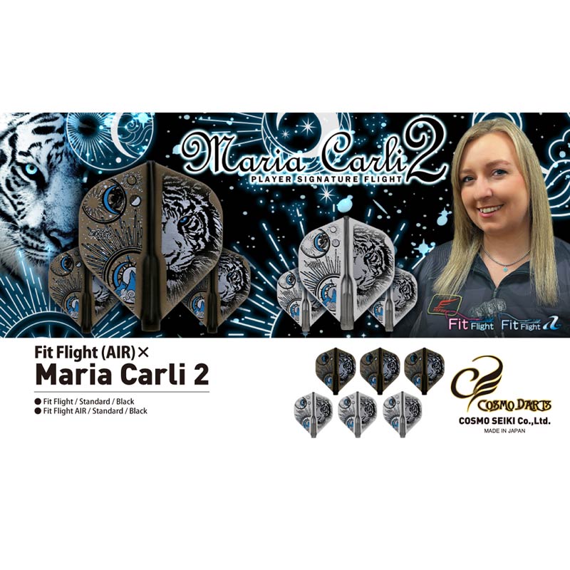 COSMO DARTS(�����������) Fit Flight(�ե��åȥե饤��) �� Maria Carli ver.2 ����������� �֥�å� �ޥꥢ�������������ǥ롡(������ �ե饤��)
