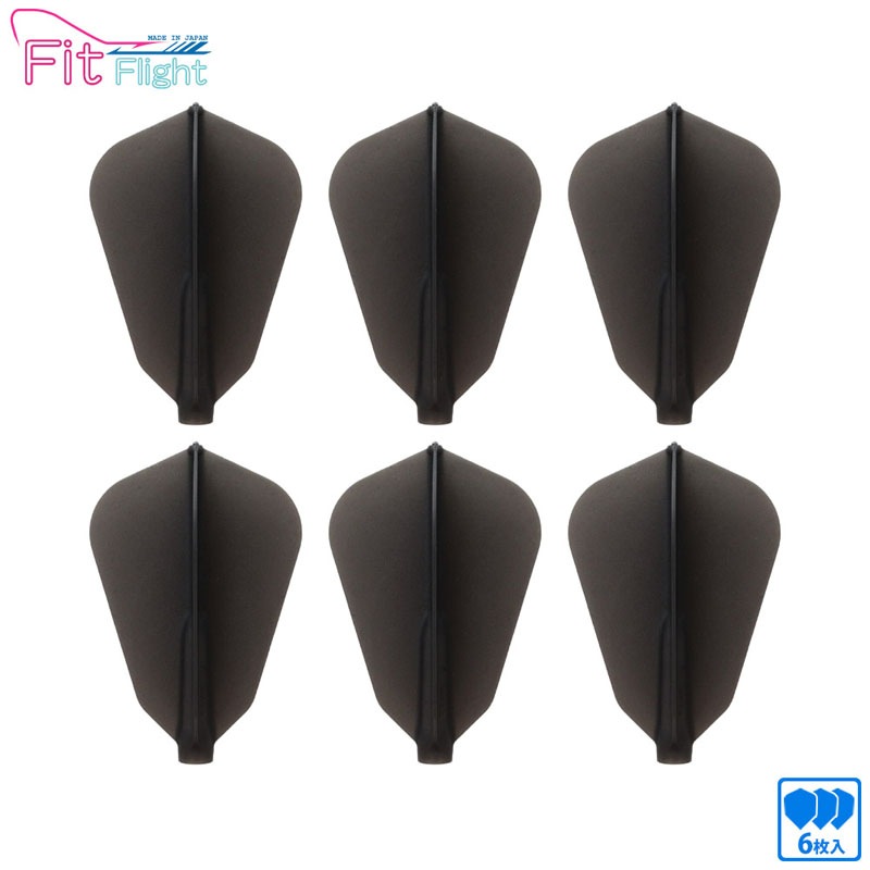 COSMO DARTS(�����������) Fit Flight(�ե��åȥե饤��) F�������� �֥�å� 6������ ̵�ϡ�(������ �ե饤��)