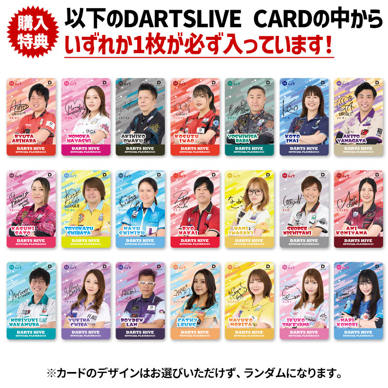 ダーツハイブ公式プレイヤーカードセット4枚 クリアファイル 初心者セット > 【数量限定】裏ハイブセット,初心者セット,【数量限定